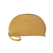 簡約牛皮紙新款純色手提化妝包 時(shí)尚方形化妝箱 帆布化妝包