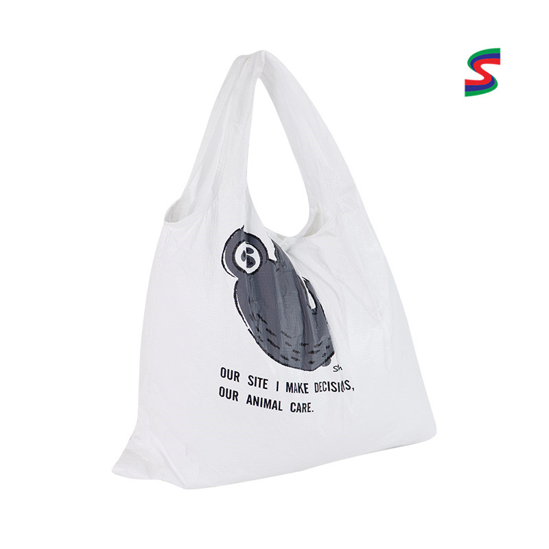 保護(hù)動物主題抗菌購物特衛(wèi)強(qiáng)杜邦紙背心袋